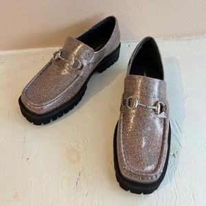 Intentionally Blank HK-2 Loafer in the color glitter